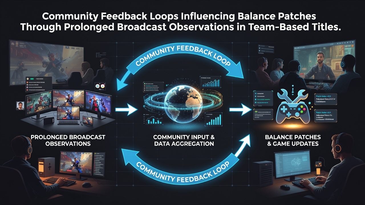 Extended broadcast observations in team-based esports titles revealing gameplay patterns and community discussions
